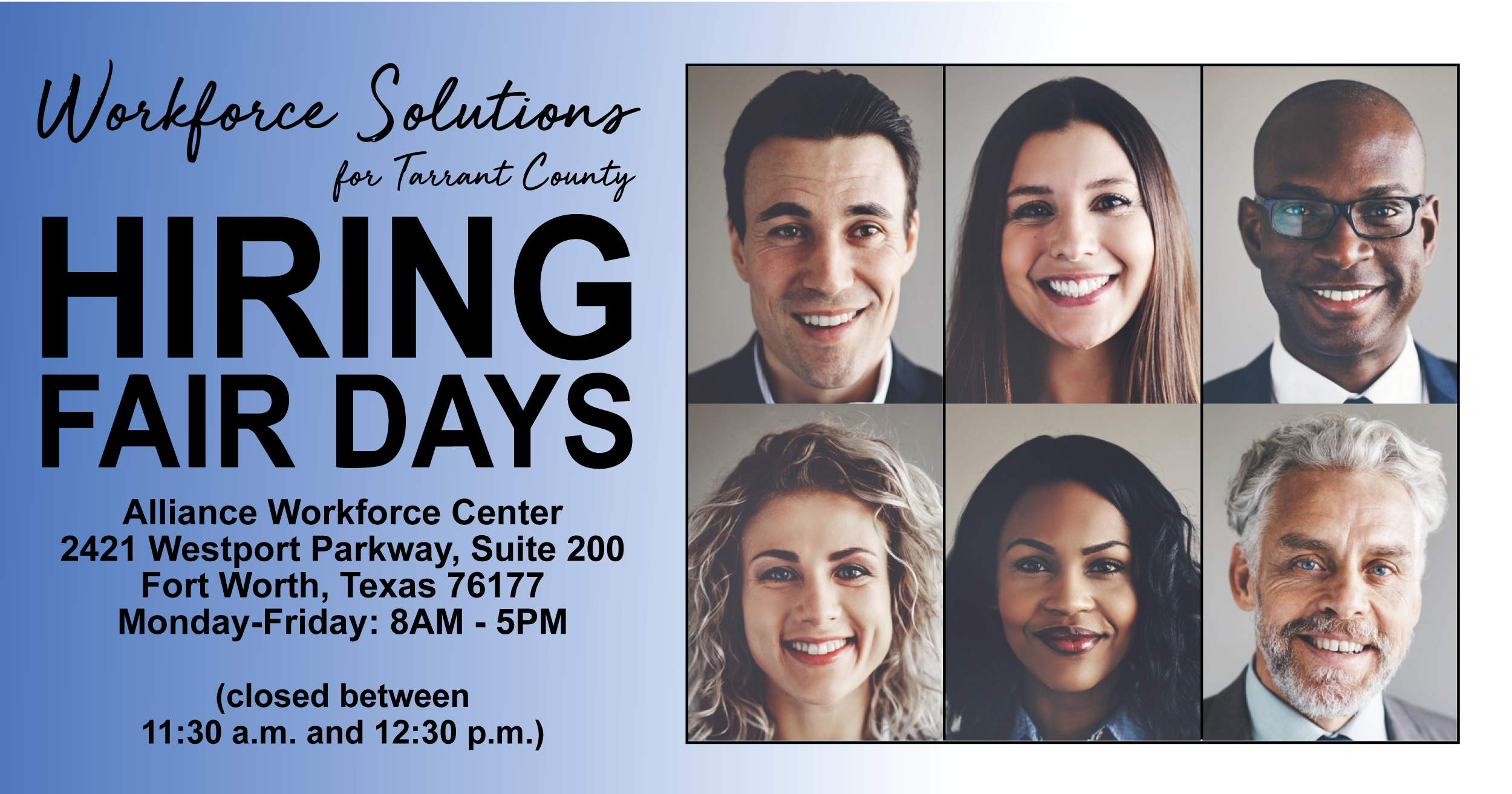 Alliance Hiring Fair Days Facebook image